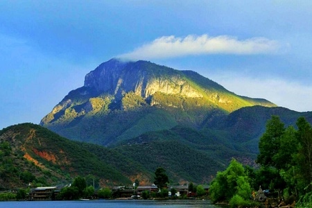旅行-风光-泸沽湖-自然-风景 图片素材