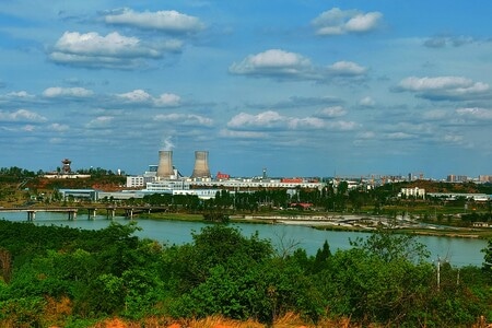 城市街景-风光-沱江-建筑-房屋 图片素材