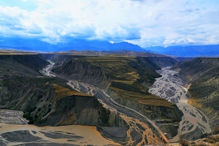 新疆-风光-安集海大峡谷-风景-风光 图片素材