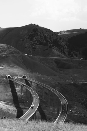 旅行-风光-公路-道路-独库公路 图片素材