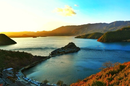 旅行-风光-泸沽湖-自然-风景 图片素材