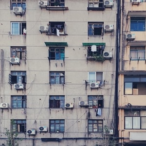 手机摄影-记录-建筑-房屋-窗户 图片素材