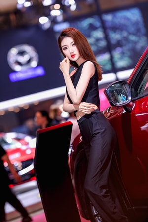 车展-车模-摄影-人像-美女 图片素材