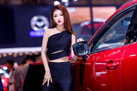 车展-车模-摄影-人像-美女 图片素材