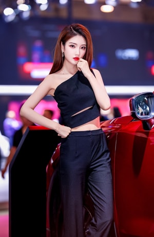 车展-车模-摄影-人像-美女 图片素材