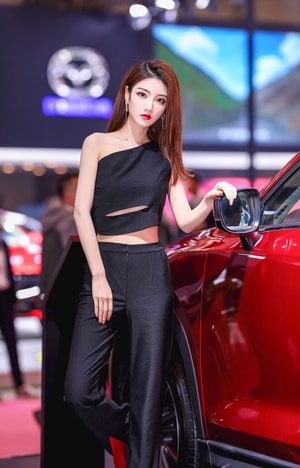 车展-车模-摄影-人像-美女 图片素材