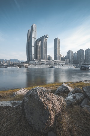 建筑-旅游-建筑-房屋-来福士大厦 图片素材