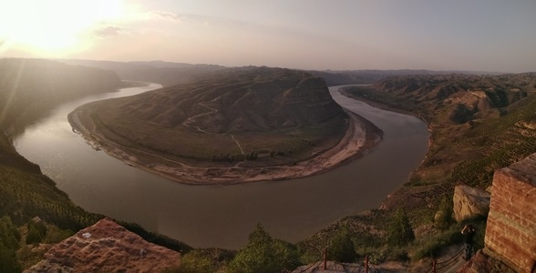 临汾市-乾坤湾-民宿-风景-风光 图片素材