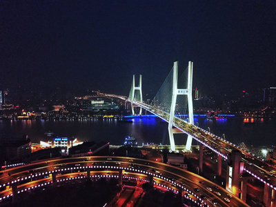 城市风光-上海市-上帝视角-航拍-魔都 图片素材