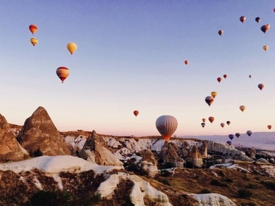 旅行-土耳其-热气球-旅拍-土耳其 图片素材