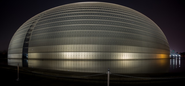 城市-北京-夜景-建筑-天文馆 图片素材
