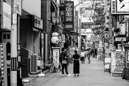 纪实-生活-抓拍-旅行-大阪 图片素材