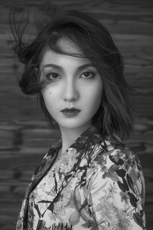 轻熟风-炫酷-个性-写真-美女 图片素材