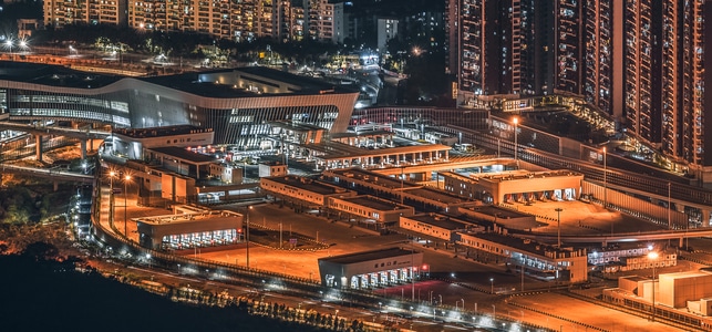 我的2019-色调-车流-深圳-城市 图片素材