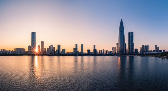 我的2019-市区-城市-夕阳-黄昏 图片素材