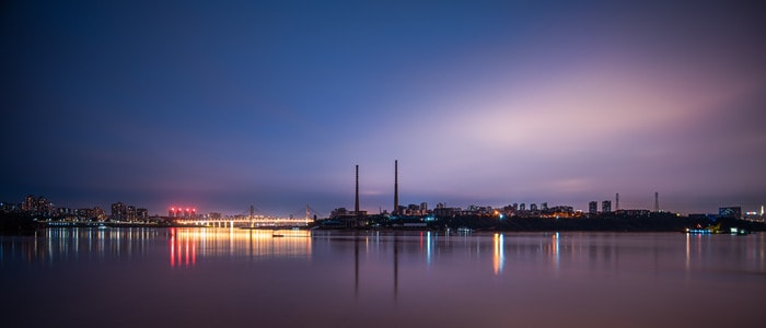 2019inf招募-风光-夜景-城市-勒是雾都 图片素材