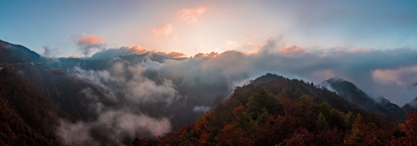 风光-云海-日出-重庆-城口 图片素材