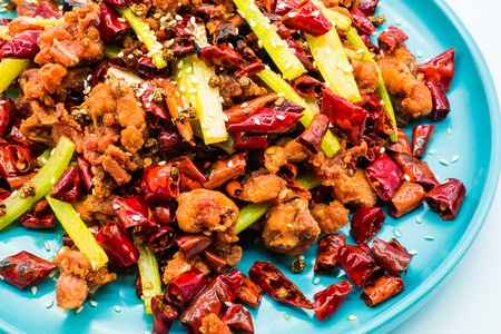 菜-江湖菜-食物-辣子鸡丁-美食 图片素材