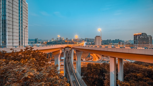70周年摄影大赛-70周年城市-重庆-山城-夜景 图片素材