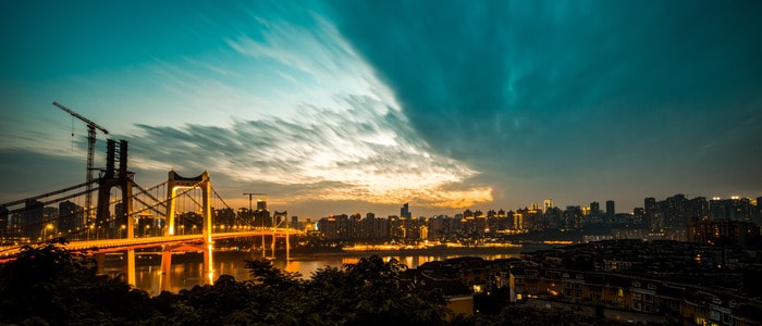 摄影-勒是雾都-山城-重庆-夜景 图片素材