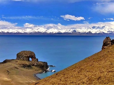 雪山蓝天-圣湖-圣象-风景-自然 图片素材