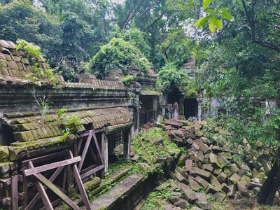 柬埔寨-旅行-崩密列-崩密列-古建筑 图片素材