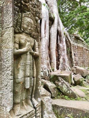 柬埔寨-旅行-吴哥窟-古建筑-吴哥窟 图片素材