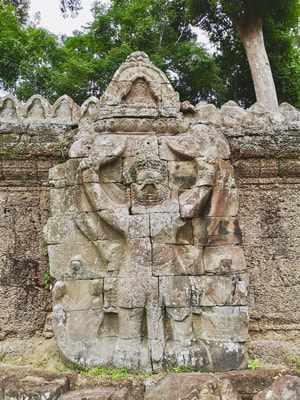柬埔寨-旅行-吴哥窟-古建筑-吴哥窟 图片素材