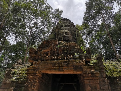 柬埔寨-旅行-古建筑-房屋-柬埔寨 图片素材