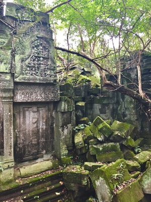 柬埔寨-旅行-崩密列-古建筑-吴哥窟 图片素材