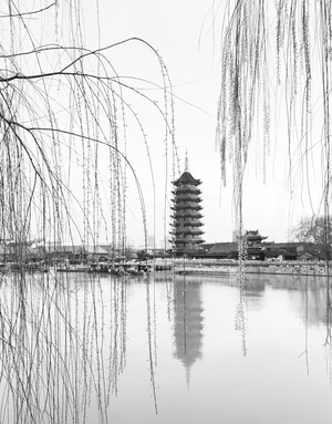 春天-旅游-风景-清江浦-大运河 图片素材