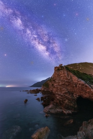 银河-星空-风光-艺术风光-色彩 图片素材