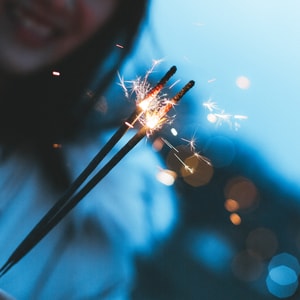 夜景-人像-仙女棒-摄会主义-摄影 图片素材