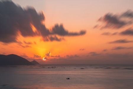 海景-朝阳-南海-清水湾-风景 图片素材