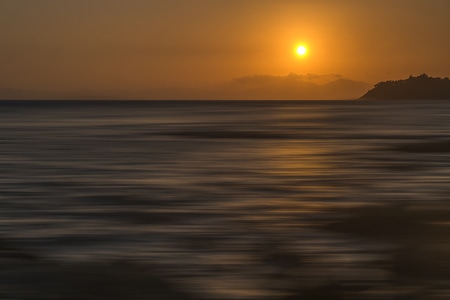海南省-风光-旅拍-夕阳-大海 图片素材