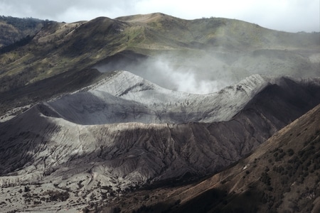 艺术风光-火山坑-火山-纹理-火山 图片素材