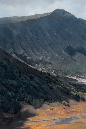 艺术风光-火山-纹理-对比-火山 图片素材