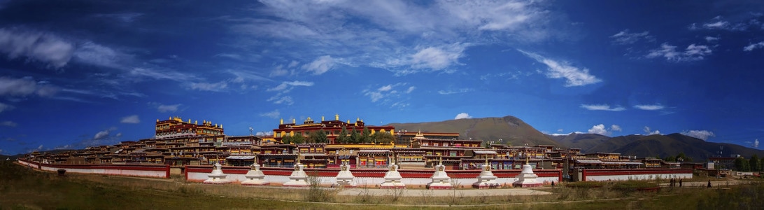 蓝-纪实-你好秋天-风光-建筑 图片素材