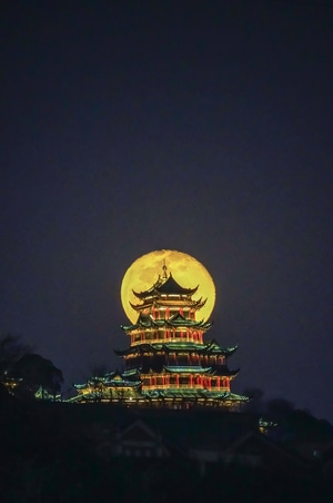 太阳-月亮-日出-日落-月升 图片素材