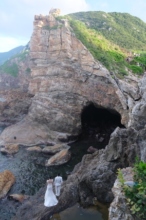 夏天-深圳-深圳市-大鹏-婚纱 图片素材