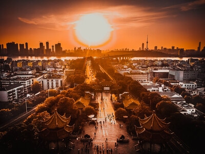 旅行-武汉-风光-手机摄影-黄鹤楼 图片素材