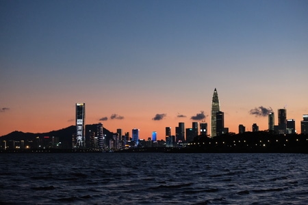 深圳-深圳市-色彩-云-天空 图片素材