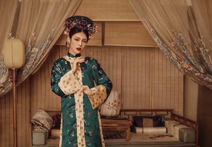 古装-时装-写真-女性-美女 图片素材