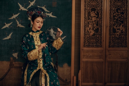 古装-时装-写真-女性-美女 图片素材
