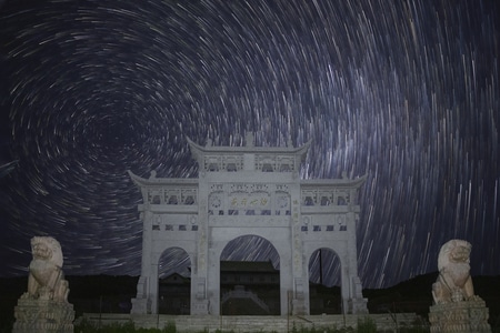 风光-旅行-银河-星轨-银河 图片素材