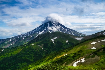 勘察加-旅行-图一乐-火山-火山 图片素材