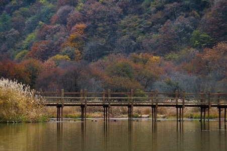 图一乐-旅行-风光-湖北-秋色 图片素材