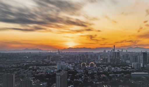 城市猎场-天际线-城市天际线-城市夜景-北京 图片素材