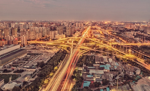 cbd-交通-城市-全景-建筑 图片素材