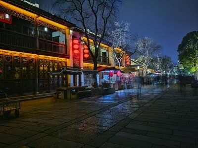 老门东-手机-建筑-房屋-夜景 图片素材